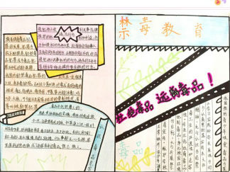 2016国际禁毒日手抄报版面设计图