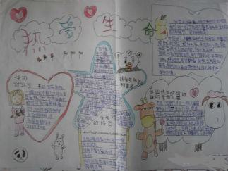 热爱生命手抄报版面设计图4