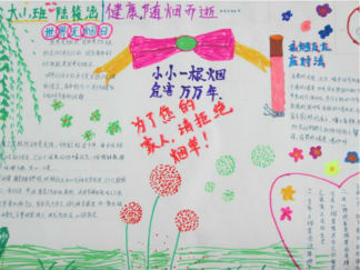 禁烟手抄报版面设计图2