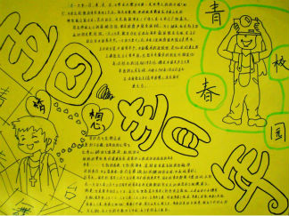 精美的五四青年节手抄报版面设计图2