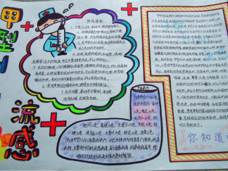 预防流感手抄报版面设计图10