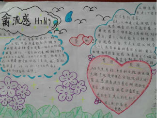 预防流感手抄报版面设计图5