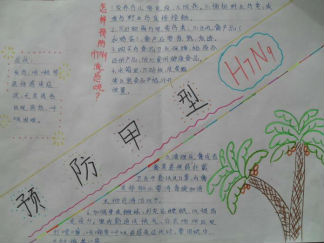 预防流感手抄报版面设计图7