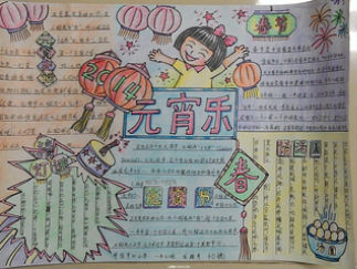 元宵节手抄报版面设计图12