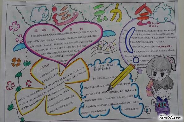 田径手抄报版面设计图2