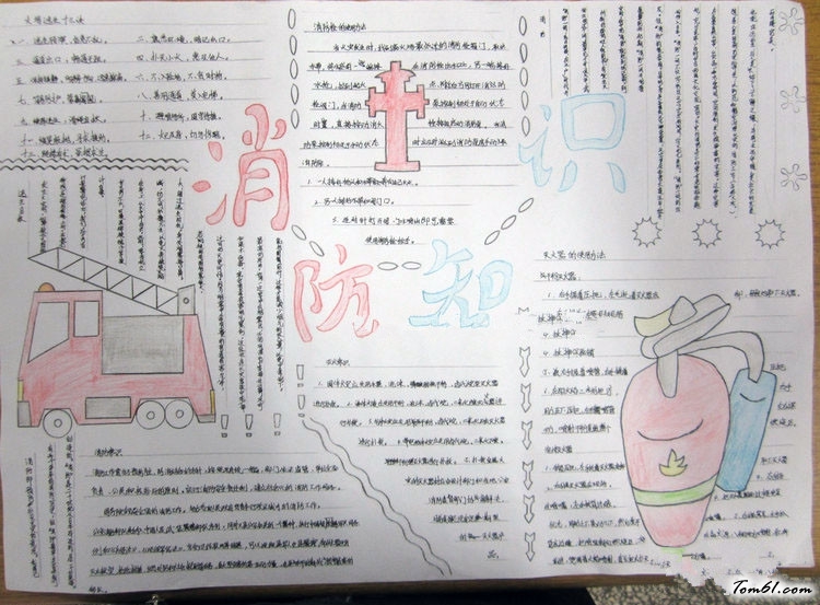 安全我知道手抄报版面设计图5