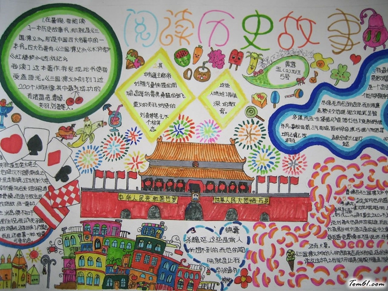 文学经典手抄报版面设计图11