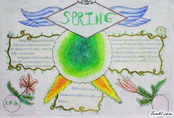 植物的手抄报版面设计图