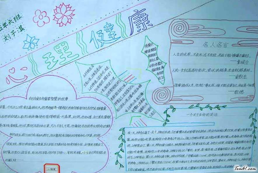 健康知识手抄报版面设计图7