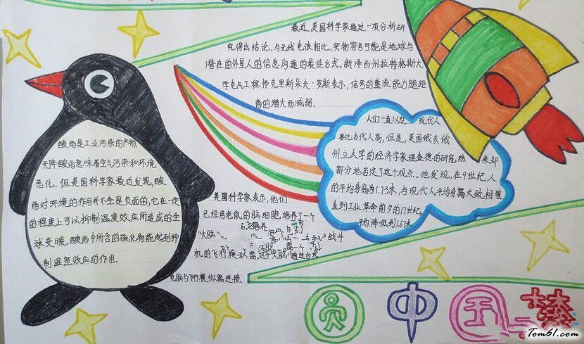 气象手抄报版面设计图