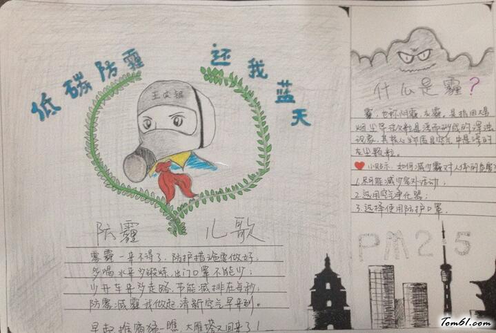 气象手抄报版面设计图6