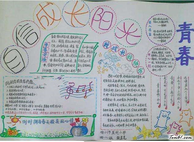 拥有自信迈向成功手抄报版面设计图2