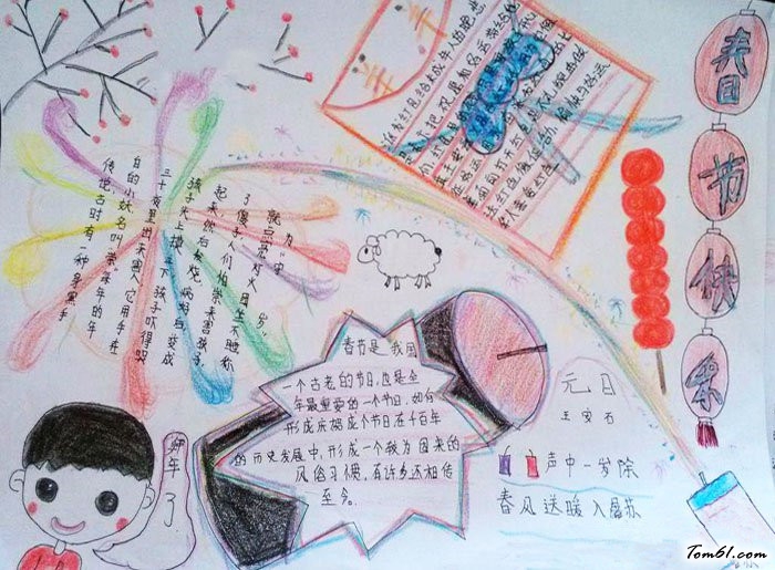 狗年大吉手抄报版面设计图2