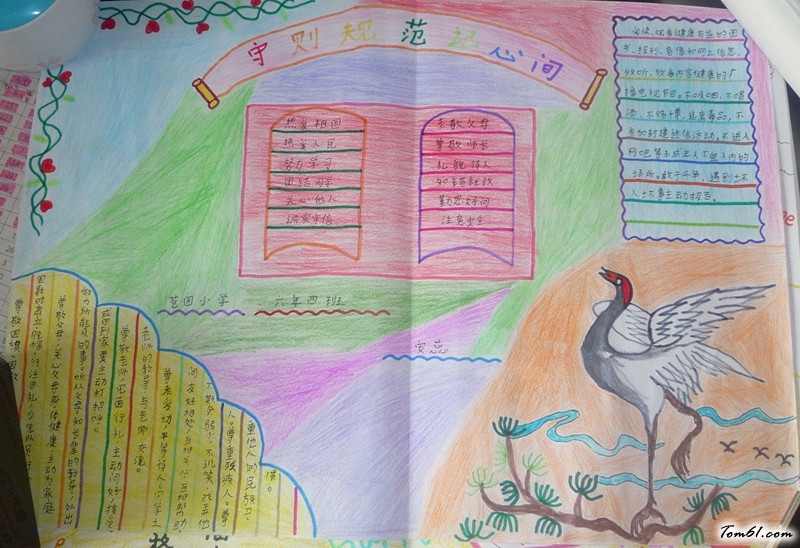 法制小报手抄报版面设计图7