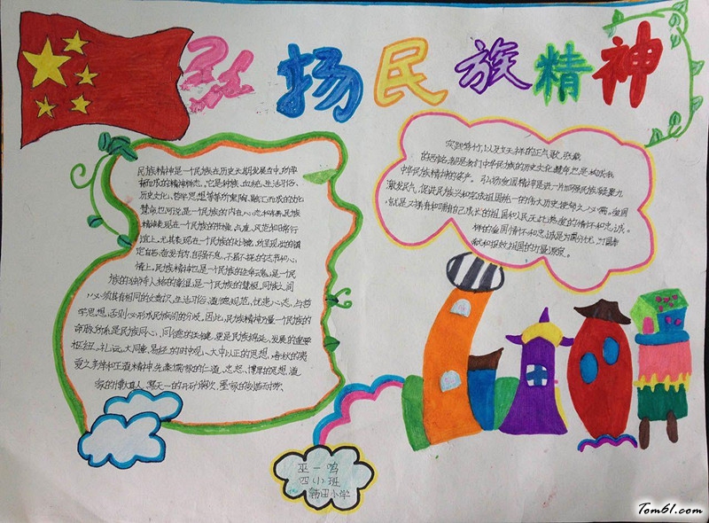 爱祖国手抄报版面设计图