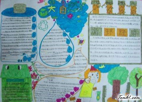 植树节英语手抄报版面设计图11