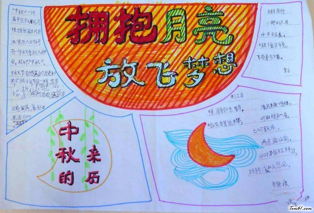 月亮科学手抄报版面设计图3