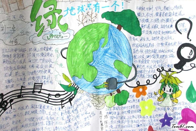 保护空气环境手抄报版面设计图7