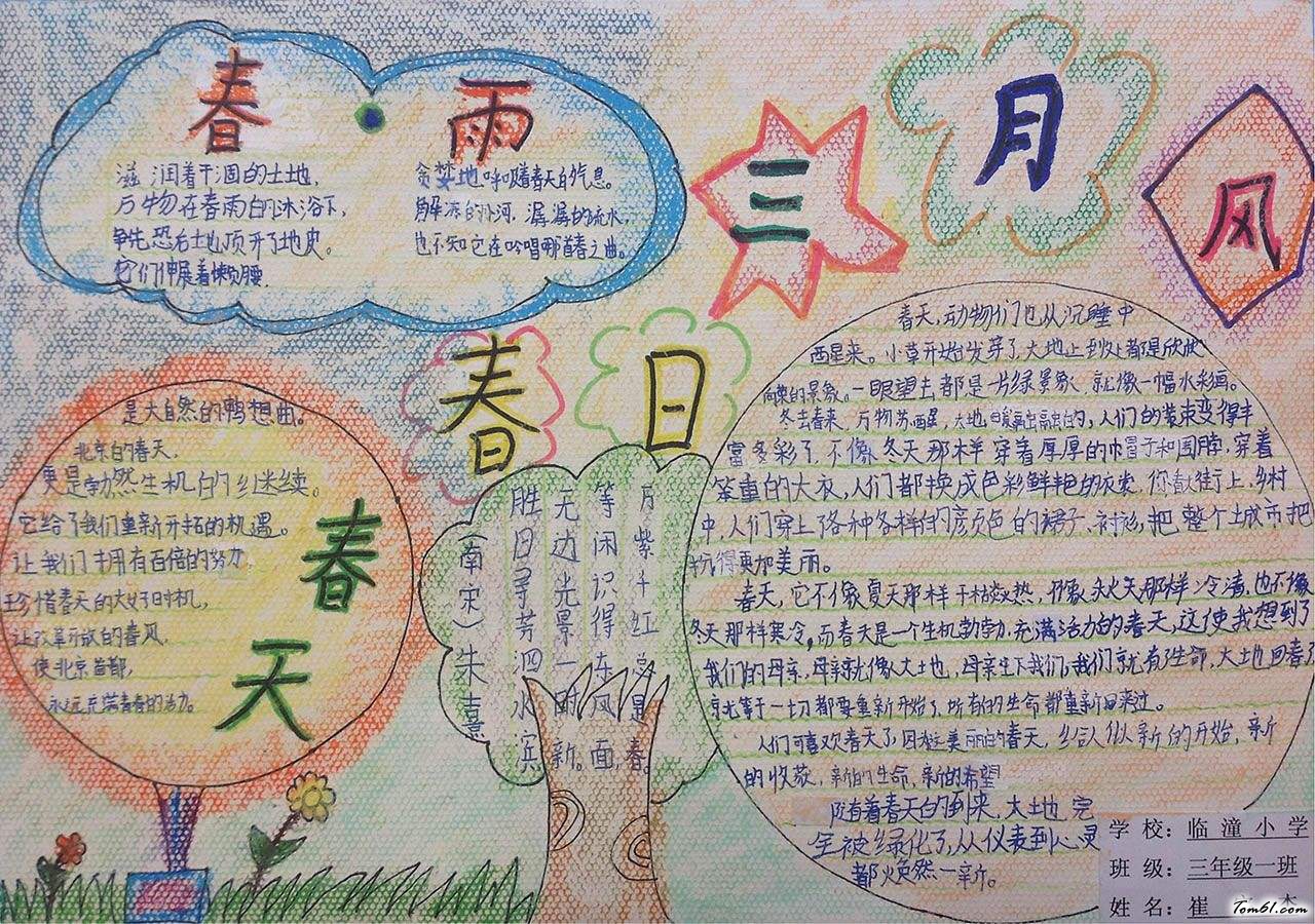 春分手抄报版面设计图2