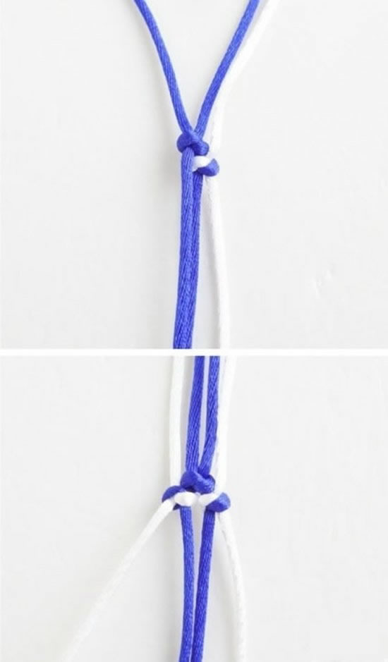 陶瓷手链的编法和编织教程图片3