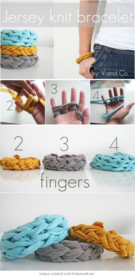 编织手链的编法和编织教程图片1