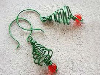 耳环的编法和编织教程