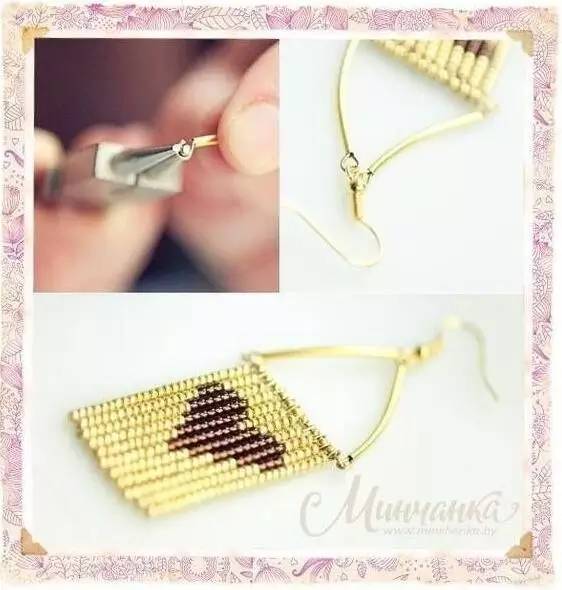 耳环的编法和编织教程