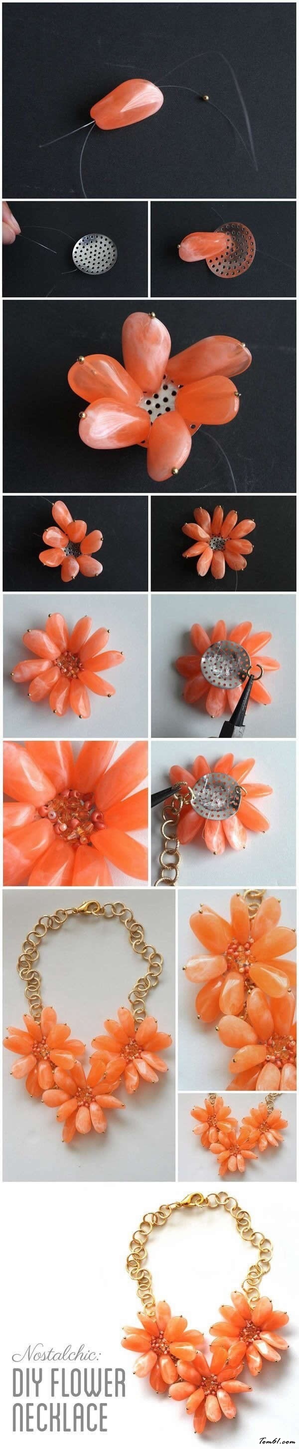 项链的编法和编织教程图片2