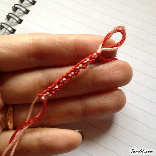 手链的编法和编织教程 图片21