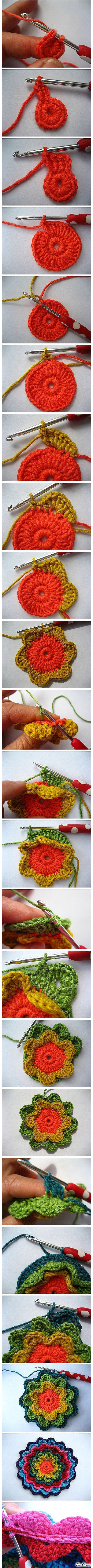 杯垫毯子的编法和编织教程 图片2