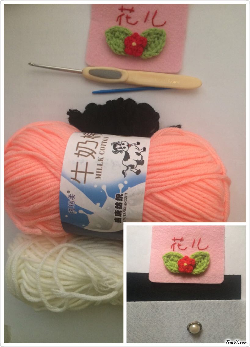 萌萌的卡包的编法和编织教程图片3