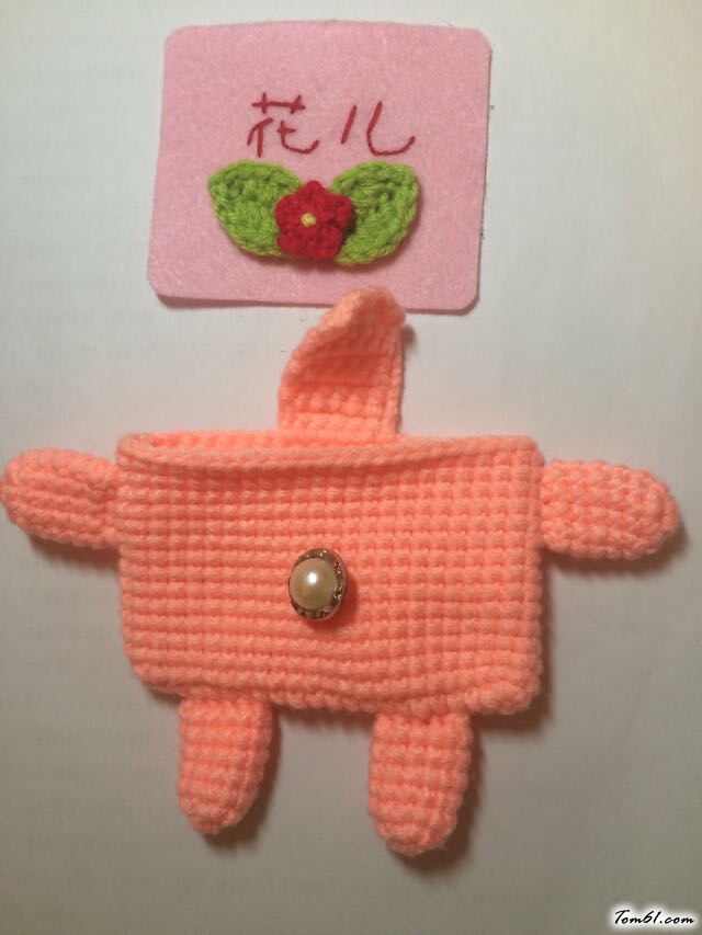 萌萌的卡包的编法和编织教程图片11