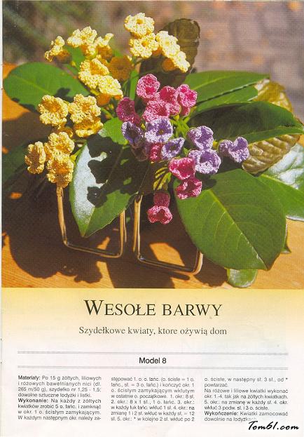 手工钩花的编法和编织教程图片3