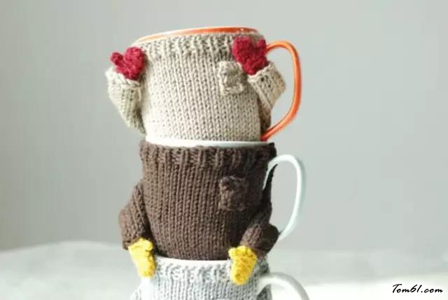 杯子毛衣的编法和编织教程图片13