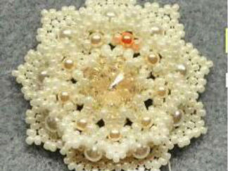 串珠胸花的编法和编织教程