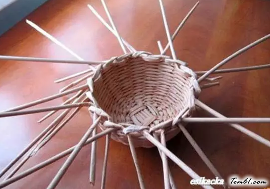 纸编草帽的编法和编织教程图片15