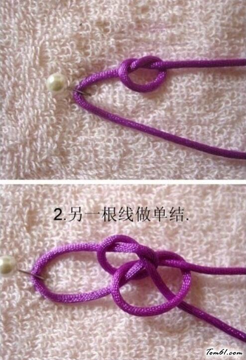 花结手链的编法和编织教程图片1