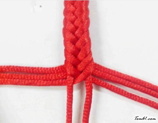 双联手链的编法和编织教程图片5