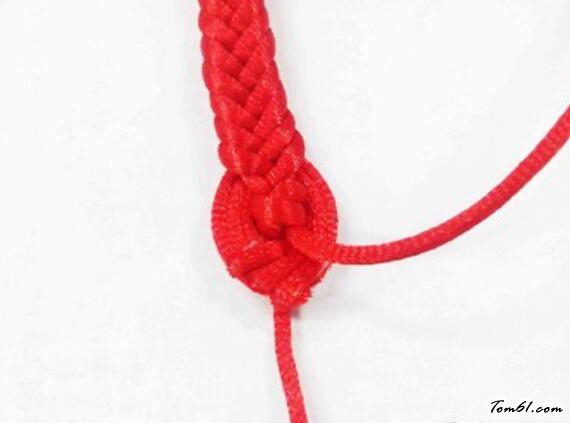 双联手链的编法和编织教程图片7