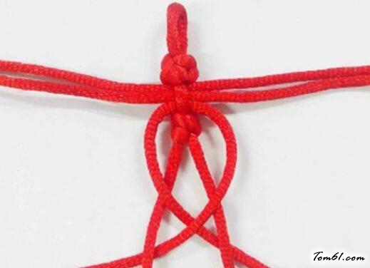 双联手链的编法和编织教程图片3