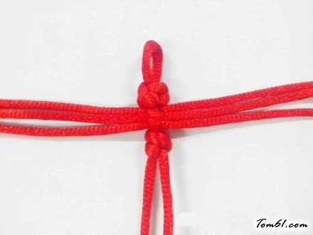 双联手链的编法和编织教程图片2