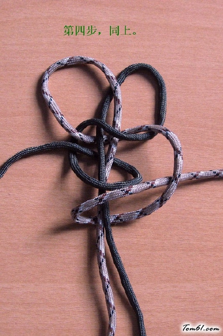 伞绳编织手链的编法和编织教程图片4