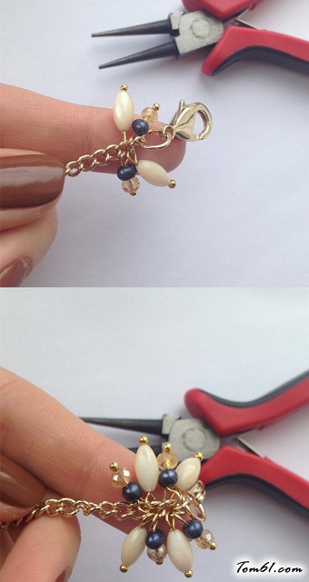 串珠手链的编法和编织教程图片4