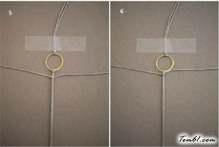 对戒手绳的编法和编织教程图片3