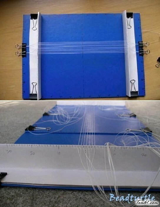 珠编腰带的编法和编织教程图片1