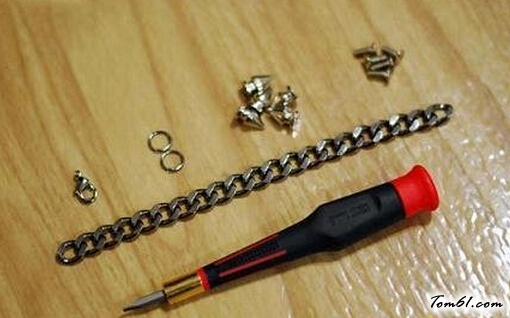 朋克手链的编法和编织教程图片1