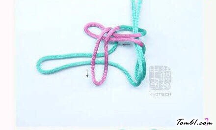 吉祥结的编法和编织教程图片3