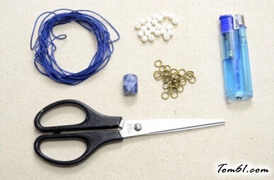 串珠双排编织手链的编法和编织教程图片1