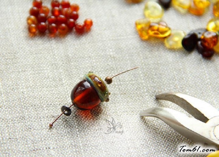 秋意满满的手链的编法和编织教程图片2