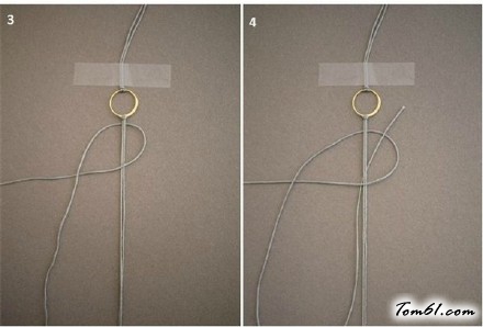 对戒手绳的编法和编织教程图片2
